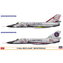 [02402] 1/72 F-106A Delta Dart Bicentennial (전장:약227mm) (프라모델)