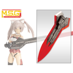 [SP001] M.S.G 모델링 서포트굿즈  헤비웨폰 유닛 05EX 메가 슬래시 엣지 Special Edition CRYSTAL RED